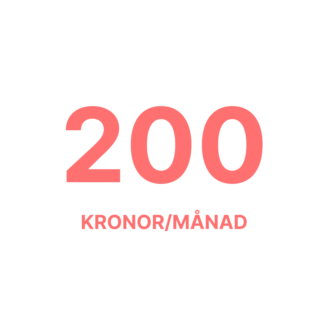 Bidrag 200 Kronor